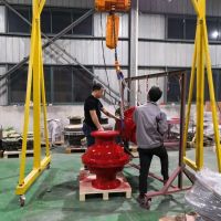寧波起重機廠家供應0.2-2t移動式龍門吊現(xiàn)場安裝調試